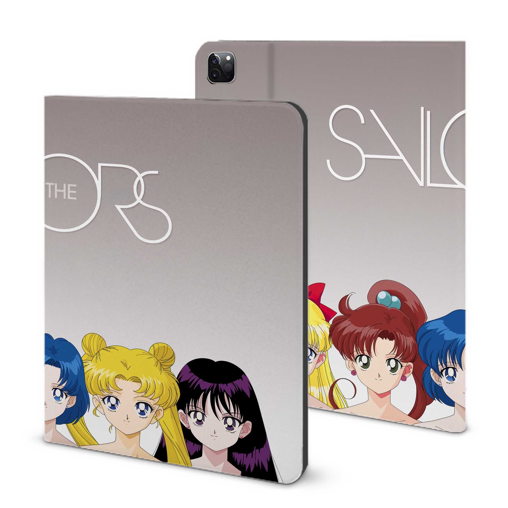 （画像用） 美少女戦士セーラームーン Sailor Moon IPad ケース ブック型 PUレザー TPU 耐衝撃 軽量 薄型 ペン収納なし 全面保護 IPad 各モデル対応